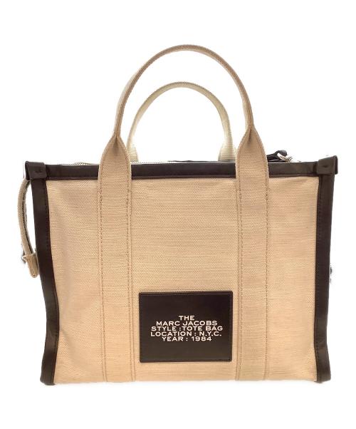 MARC JACOBS（マークジェイコブス）MARC JACOBS (マークジェイコブス) THE CANVAS SMALL TOTE BAG アイボリーの古着・服飾アイテム