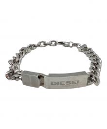 DIESEL（ディーゼル）の古着「チェーンロゴプレート＆ブレスレット」