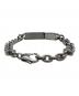 DIESEL (ディーゼル) チェーンロゴプレート＆ブレスレット：7000円