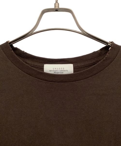 UNUSED（アンユーズド）UNUSED (アンユーズド) 長袖カットソー ブラウン サイズ:3の古着・服飾アイテム