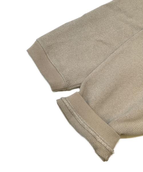 STEVEN ALAN（スティーブンアラン）STEVEN ALAN (スティーブンアラン) 長袖ポロシャツ ベージュ サイズ:Lの古着・服飾アイテム