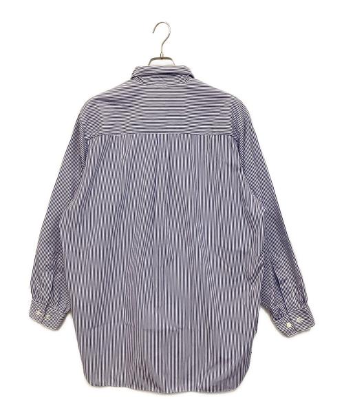 FOLL（フォル）FOLL (フォル) 長袖シャツ ブルー×ホワイト サイズ:3の古着・服飾アイテム