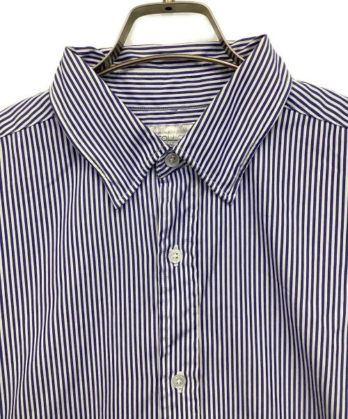 FOLL（フォル）FOLL (フォル) 長袖シャツ ブルー×ホワイト サイズ:3の古着・服飾アイテム