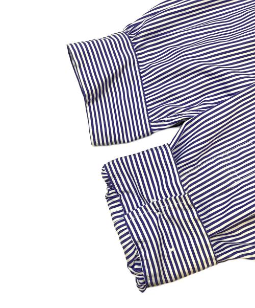 FOLL（フォル）FOLL (フォル) 長袖シャツ ブルー×ホワイト サイズ:3の古着・服飾アイテム