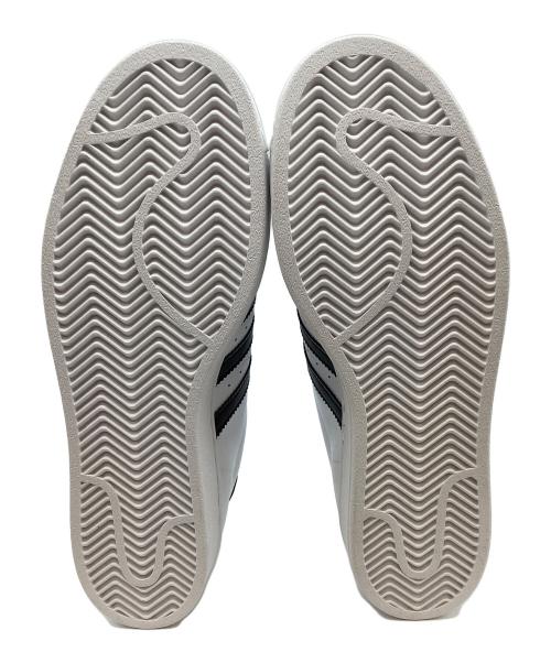 adidas（アディダス）adidas (アディダス) SUPER STAR (スーパースター) ローカットスニーカー ブラック×ホワイト サイズ:27 未使用品の古着・服飾アイテム