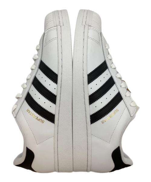 adidas（アディダス）adidas (アディダス) SUPER STAR (スーパースター) ローカットスニーカー ブラック×ホワイト サイズ:27 未使用品の古着・服飾アイテム