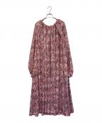 PAS DEUX PAREILSパドゥパレイユ）の古着「長袖ワンピース」｜ピンク