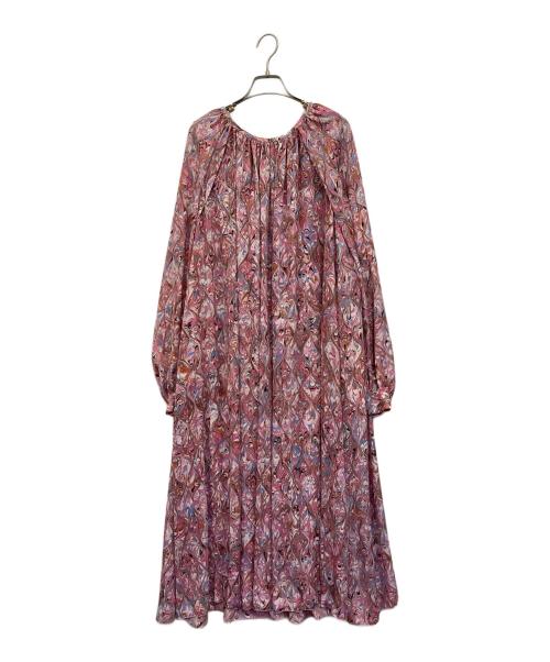 PAS DEUX PAREILS（パドゥパレイユ）Pas deux Pareils (パドゥパレイユ) 長袖ワンピース ピンク サイズ:1の古着・服飾アイテム