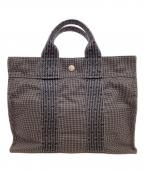 HERMESエルメス）の古着「キャンバストートバッグ」｜ブラック