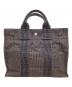 HERMES（エルメス）の古着「キャンバストートバッグ」｜ブラック