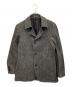 COMME CA MEN（コムサ・メン）の古着「ショートコート」｜グレー