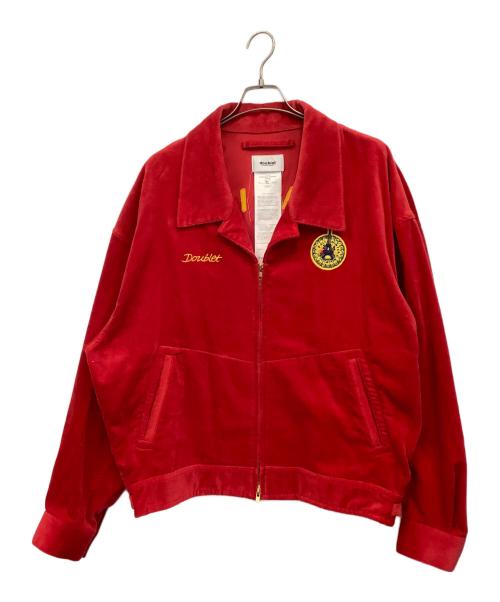 doublet（ダブレット）doublet (ダブレット) CORDUROY FARMERS JACKET レッド サイズ:Mの古着・服飾アイテム