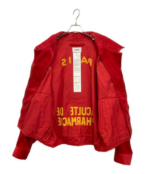 doublet（ダブレット）doublet (ダブレット) CORDUROY FARMERS JACKET レッド サイズ:Mの古着・服飾アイテム