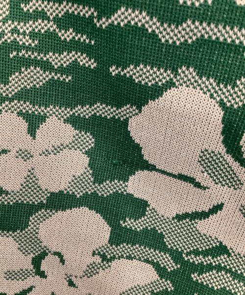 Needles（ニードルズ）Needles (ニードルズ) Poly Jq. Floral グリーン サイズ:Mの古着・服飾アイテム