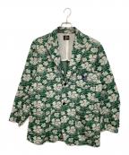 Needlesニードルズ）の古着「Poly Jq. Floral」｜グリーン