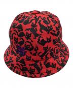 Needlesニードルズ）の古着「Bermuda Hat - Poly Jq」｜レッド