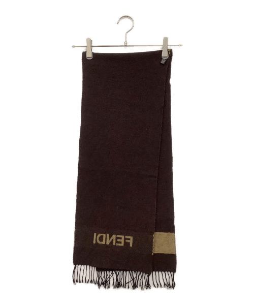 FENDI（フェンディ）FENDI (フェンディ) マフラー ブラウンの古着・服飾アイテム