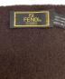 中古・古着 FENDI (フェンディ) マフラー ブラウン：6000円