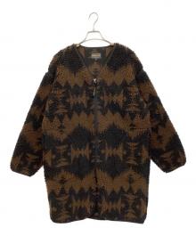 B:MING by BEAMS×PENDLETON（ビーミングバイビームス×ペンドルトン）の古着「ボアコート」｜ブラウン×ブラック