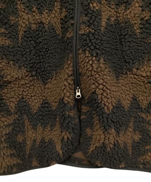 B:MING by BEAMS（ビーミングバイビームス）B:MING by BEAMS (ビーミングバイビームス) PENDLETON (ペンドルトン) ボアコート ブラウン×ブラック サイズ:Mの古着・服飾アイテム