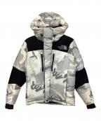 THE NORTH FACEザ ノース フェイス）の古着「ノベルティバルトロライトダウンジャケット」｜グレー×ホワイト