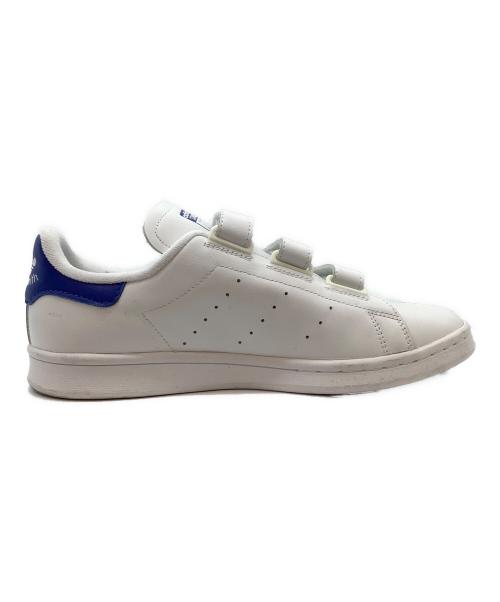 adidas（アディダス）adidas (アディダス) STAN SMITH CF ホワイト×ブルー サイズ:26の古着・服飾アイテム