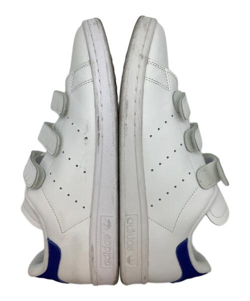 adidas（アディダス）adidas (アディダス) STAN SMITH CF ホワイト×ブルー サイズ:26の古着・服飾アイテム