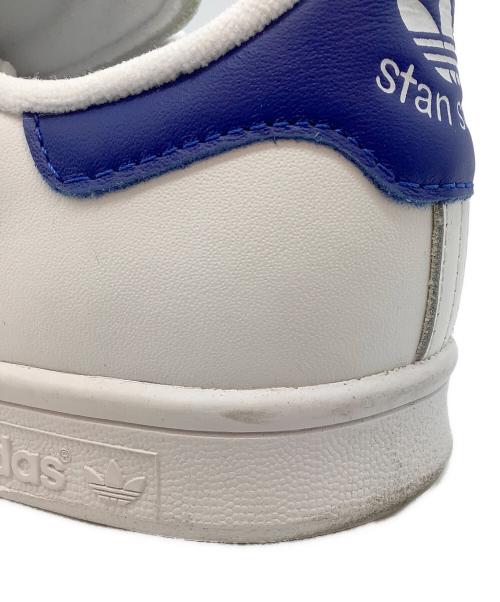 adidas（アディダス）adidas (アディダス) STAN SMITH CF ホワイト×ブルー サイズ:26の古着・服飾アイテム