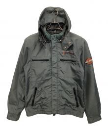 HARLEY-DAVIDSON（ハーレーダビッドソン）の古着「ライディングジャケット」｜グリーン