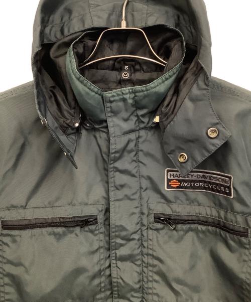 HARLEY-DAVIDSON（ハーレーダビッドソン）HARLEY-DAVIDSON (ハーレーダビッドソン) ライディングジャケット グリーン サイズ:Sの古着・服飾アイテム