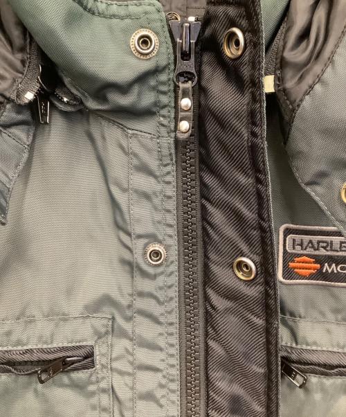 HARLEY-DAVIDSON（ハーレーダビッドソン）HARLEY-DAVIDSON (ハーレーダビッドソン) ライディングジャケット グリーン サイズ:Sの古着・服飾アイテム
