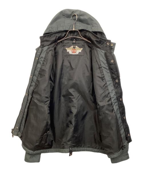 HARLEY-DAVIDSON（ハーレーダビッドソン）HARLEY-DAVIDSON (ハーレーダビッドソン) ライディングジャケット グリーン サイズ:Sの古着・服飾アイテム