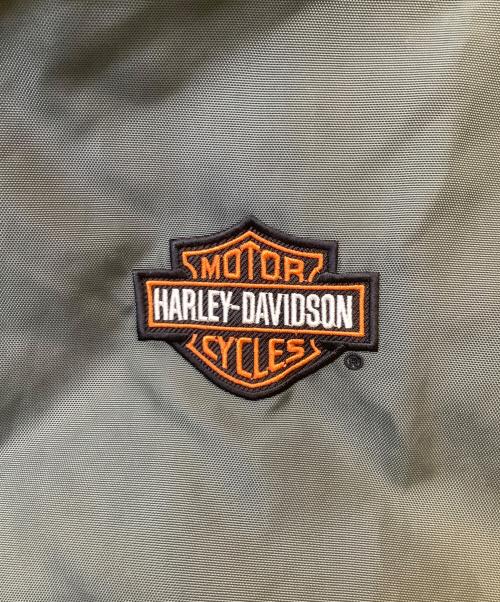 HARLEY-DAVIDSON（ハーレーダビッドソン）HARLEY-DAVIDSON (ハーレーダビッドソン) ライディングジャケット グリーン サイズ:Sの古着・服飾アイテム