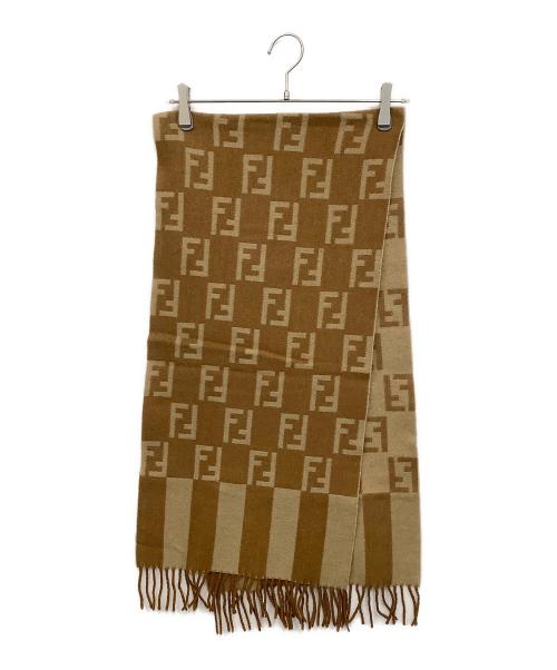 FENDI（フェンディ）FENDI (フェンディ) マフラー ベージュの古着・服飾アイテム