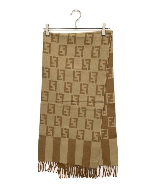 FENDI（フェンディ）FENDI (フェンディ) マフラー ベージュの古着・服飾アイテム