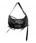 Matin Kim（マーティン キム）の古着「HALF SHIRRING RIBBON ROUND BAG」｜ブラック