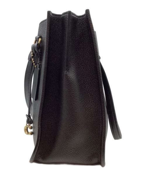 COACH（コーチ）COACH (コーチ) タイラーキャリーオールトートバッグ ブラックの古着・服飾アイテム