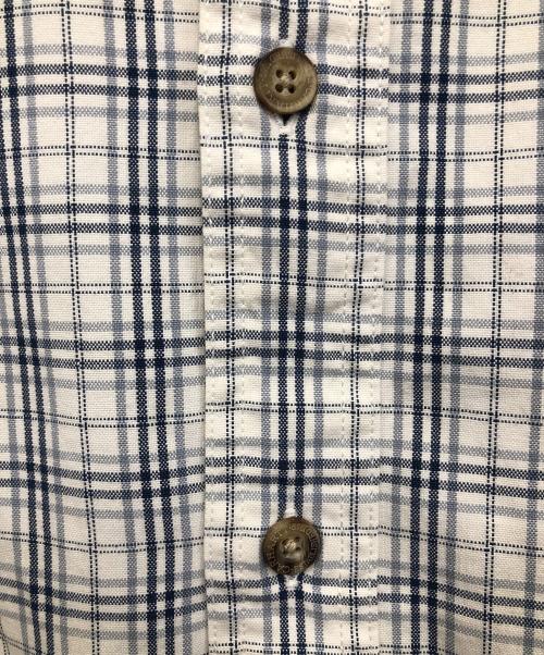 CarHartt（カーハート）CarHartt (カーハート) 半袖シャツ ホワイト×ネイビー サイズ:2XLの古着・服飾アイテム