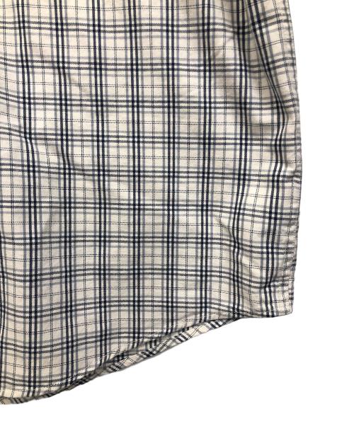 CarHartt（カーハート）CarHartt (カーハート) 半袖シャツ ホワイト×ネイビー サイズ:2XLの古着・服飾アイテム