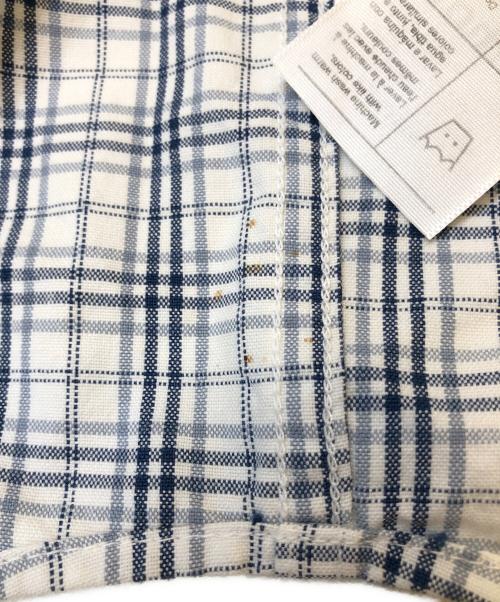 CarHartt（カーハート）CarHartt (カーハート) 半袖シャツ ホワイト×ネイビー サイズ:2XLの古着・服飾アイテム