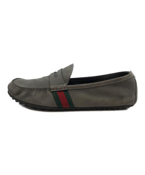GUCCI（グッチ）GUCCI (グッチ) ドラビングシューズ グレー サイズ:なしの古着・服飾アイテム