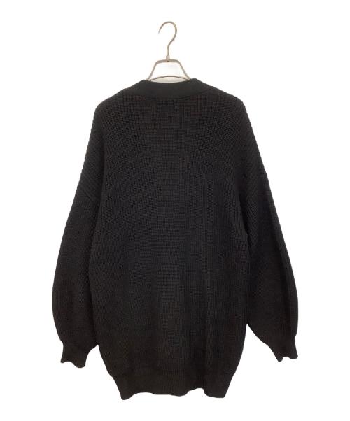 SACRA（サクラ）SACRA (サクラ) コースゲージファロウカーディガン ブラック サイズ:38の古着・服飾アイテム