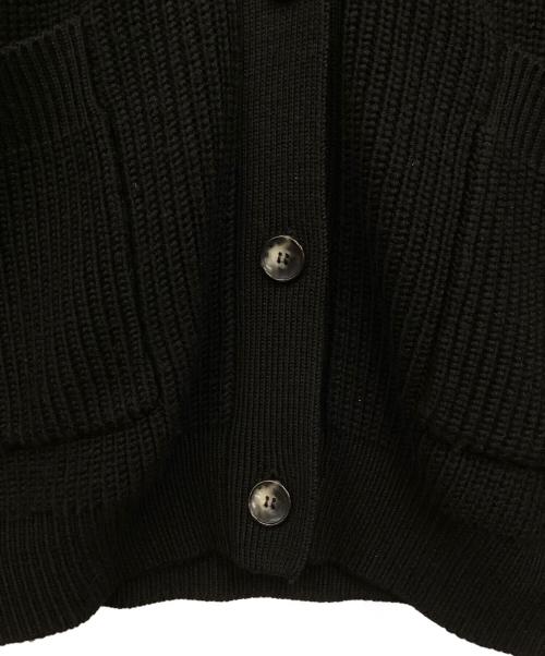 SACRA（サクラ）SACRA (サクラ) コースゲージファロウカーディガン ブラック サイズ:38の古着・服飾アイテム