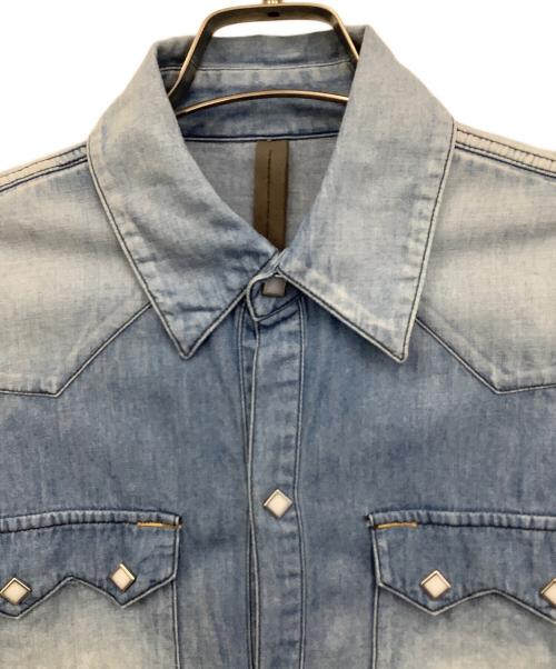 STRUM（ストラム）STRUM (ストラム) 5.3oz オーガニック コットン デニム TRAVIS ウエスタンシャツ インディゴ サイズ:Sの古着・服飾アイテム
