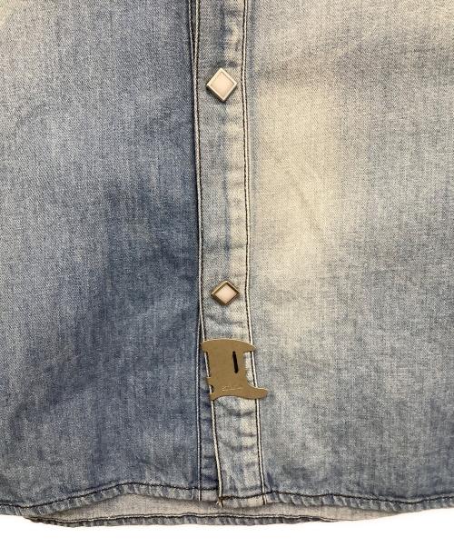 STRUM（ストラム）STRUM (ストラム) 5.3oz オーガニック コットン デニム TRAVIS ウエスタンシャツ インディゴ サイズ:Sの古着・服飾アイテム