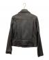 upper hights (アッパーハイツ) ダブルライダースジャケット ブラック サイズ:1：14000円