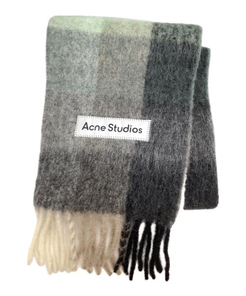Acne studios（アクネ ストゥディオズ）ACNE STUDIOS (アクネ ストゥディオズ) モヘアチェックスカーフの古着・服飾アイテム