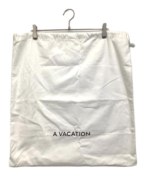 A VACATION（ア ヴァケーション）A VACATION (ア ヴァケーション) トートバッグ ブラウン×アイボリーの古着・服飾アイテム