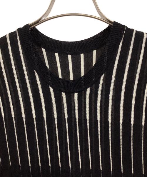 ISSEY MIYAKE（イッセイミヤケ）ISSEY MIYAKE (イッセイミヤケ) アクションプリーツ ロングワンピース ブラック サイズ:2の古着・服飾アイテム