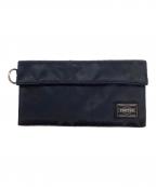 PORTERポーター）の古着「FLAG　LONG WALLET」｜ブラック